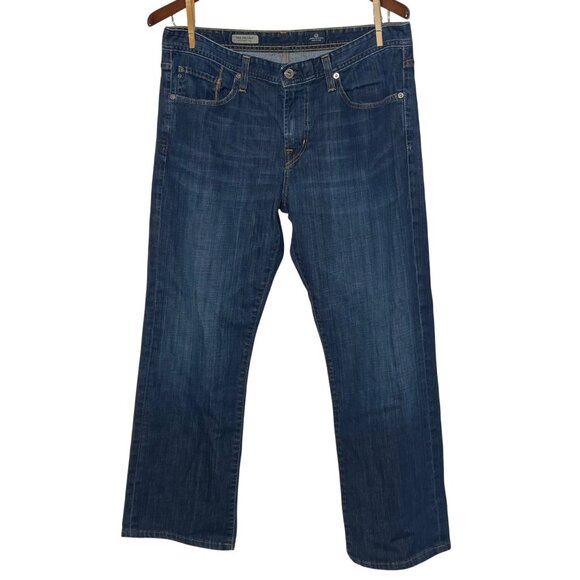 AG Adriano Goldschmied The Protege Straight Leg Jeans Sz 36x28 HEMMED - Picture 1 of 8